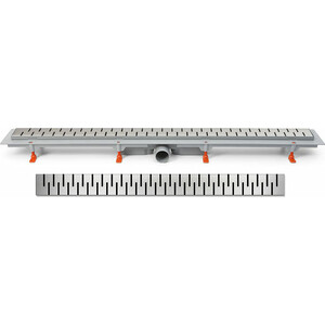 Душевой лоток Veconi Medium Satin 550 хром матовый (V550MS)