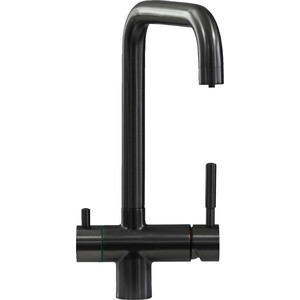 Смеситель для кухни Seaman Visconti с подключением фильтра, светлая оружейная сталь (SSL-7326-GL)