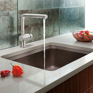 Смеситель для кухни Seaman Eco Venice нержавеющая сталь (SSN-0912P-SS)