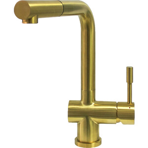 Смеситель для кухни Seaman Eco Venice золото сатин (SSN-0912P-GS)