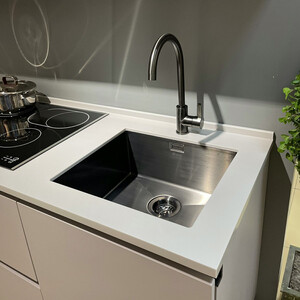 Смеситель для кухни Seaman Barcelone светлая оружейная сталь (SSL-5815-GL)