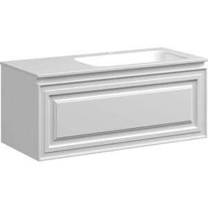Тумба с раковиной Sancos Very 100х45 правая, Bianco (VR100RW, CN7015)