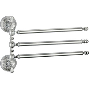 Полотенцедержатель поворотный Savol серия 58а тройной, хром (S-005803A)