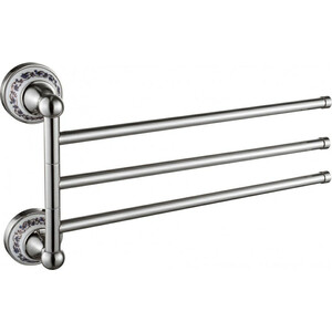 Полотенцедержатель поворотный Savol серия 68а тройной, хром (S-06803A)