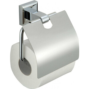 Держатель туалетной бумаги Savol серия 95 с крышкой, хром (S-009551)