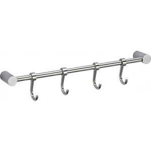 Планка Savol 4 крючка, хром (S-006204)