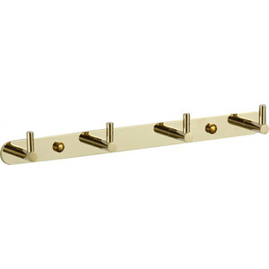 Планка Savol 4 крючка, золото (S-007214B)