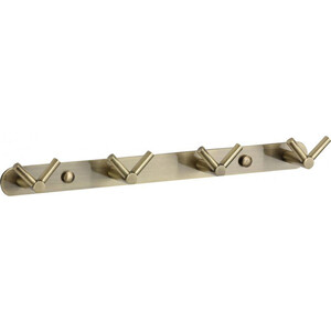 Планка Savol 4 двойных крючка, бронза (S-007224C)