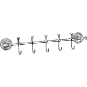 Планка Savol серия 58а 5 крючков, хром (S-005875A)