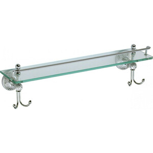 Полка стеклянная Savol серия 58а 60 см, хром (S-005891A)