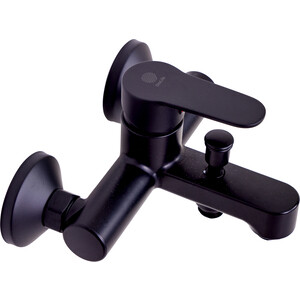 Смеситель для ванны Orange OneLife полимерный, черный матовый (P07-100b)