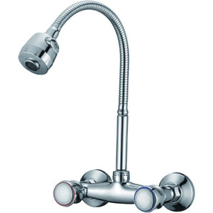 Смеситель для кухни D-Lin с гибким изливом, хром (D142811-T)