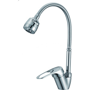 Смеситель для кухни D-Lin с гибким изливом, хром (D150628-T)