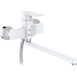 Смеситель для ванны D-Lin универсальный, белый/хром (D147363-C)