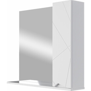 Зеркало-шкаф Sanstar Каскад 60х70 белый (273.1-2.4.1.)