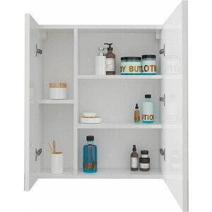 Зеркальный шкаф Sanstar 70х70 белый (39.1-2.4.1.)