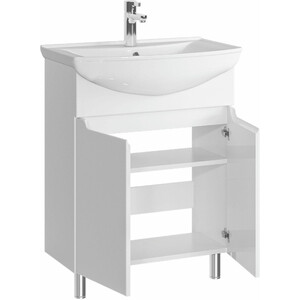 Тумба под раковину Sanstar Bianca 65х30 белая (237.1-1.5.1.)