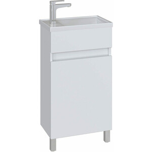 Тумба под раковину Sanstar Квадро 45х25 белая (123.1-1.4.1.)