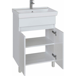 Тумба под раковину Sanstar Квадро 50х40 белая (203.1-1.4.1.)