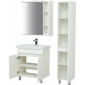 Тумба под раковину Sanstar Квадро 70х45 белая (125.1-1.4.1.)