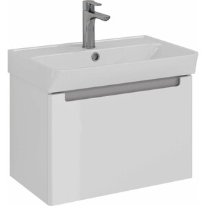 Тумба под раковину Lemark Buno mini 60х35 белый глянец (LM05BM60T)