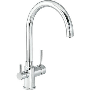 Смеситель для кухни Славен Город с подключением фильтра, хром (СЛ-ОД-Д79)