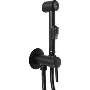 Гигиенический душ Славен Город с гигиенической лейкой, черный (СЛ-ОД-Д53)