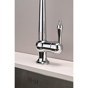 Смеситель для кухни Paulmark Retro с подключением фильтра, хром (Re213226-CR)