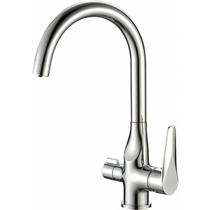 Смеситель для кухни ZorG Steel Hammer с подключением фильтра, хром (SH 910 CR)