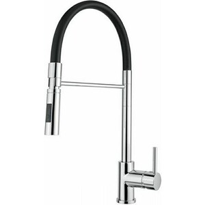 Смеситель для кухни Alveus Lyra хром/черный (1132184)