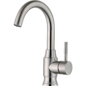 Смеситель для кухни ZorG Steel Hammer нержавеющая сталь (SH 6166 INOX)