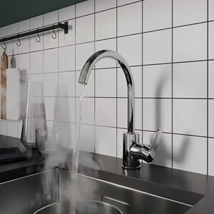 Смеситель для кухни Milardo Poli хром (POLSBJ0M05)