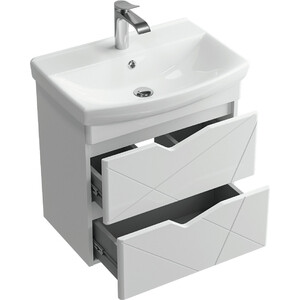 Тумба под раковину Sanstar Линни 56х34 белая (402.1-1.4.1.)