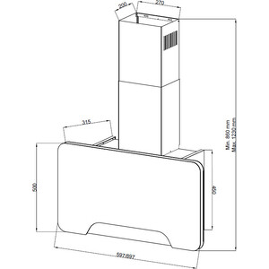 Вытяжка Kuppersberg MINT 90