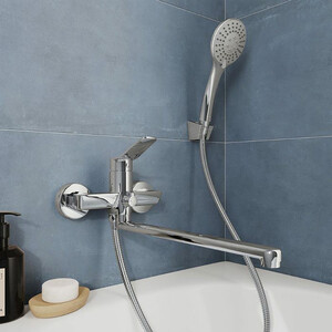 Смеситель для ванны Milardo Enjoy универсальный, глянцевый хром (ENJSB00M10)