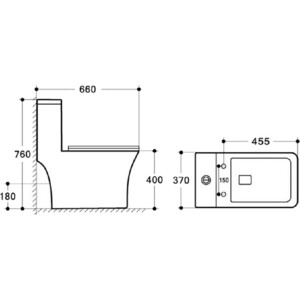 Унитаз-моноблок безободковый BelBagno Neon с сиденьем микролифт (BB8617CPR-MN/SC)