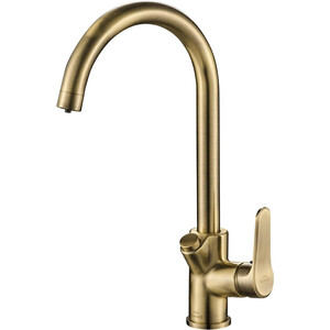 Смеситель для кухни ZorG Steel Hammer SH 901 BRONZE с подключением фильтра, бронза