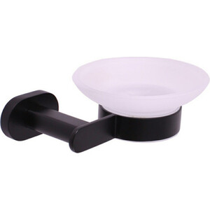 Мыльница Rav Slezak Yukon черный матовый/стекло матовое (YUA0300CMAT)