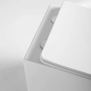 Унитаз подвесной безободковый Vincea Piatti с сиденьем микролифт, белый (VT1-11S)