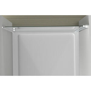 Душевая дверь Vincea Alpha 80х195 прозрачная, черная (VDP-3AL800CLB)