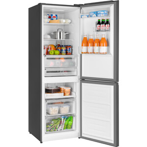 Холодильник Weissgauff WRK 185 Total NoFrost Inverter Black Glass