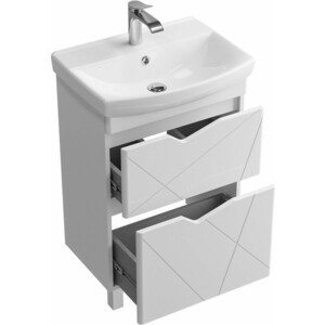 Тумба под раковину Sanstar Линни 55х34 белая (414.1-1.4.1.)