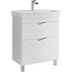 Тумба под раковину Sanstar Линни 70х34 белая (416.1-1.4.1.)