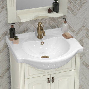 Тумба под раковину Opadiris Риспекто 55 слоновая кость (00-00005759)