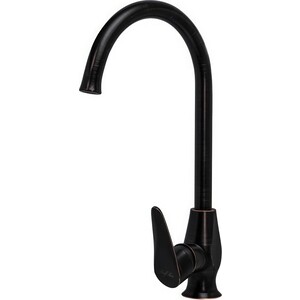 Смеситель для кухни Профсан Steel PSM-301-3 черный/бронза