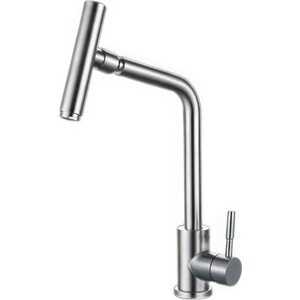 Смеситель для кухни Haiba HB304-1 сталь (HB73304-1)