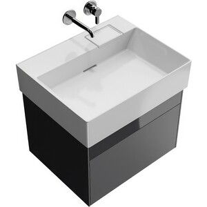 Тумба под раковину Kerama Marazzi Logica 60 стальной серый (LOG.60.2\ST)