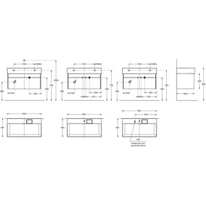 Тумба с раковиной Kerama Marazzi Logica 90 песчаная (LOG.90.2\SAN, LO.wb.90.0)
