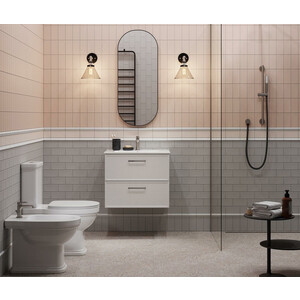 Тумба под раковину Kerama Marazzi Piano Classic 65 белая (PIA.CL.65\WHT.M)