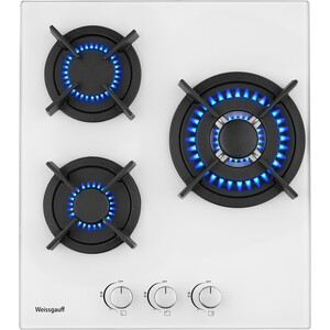 Газовая варочная панель Weissgauff HGG 451 WGh Nano Glass